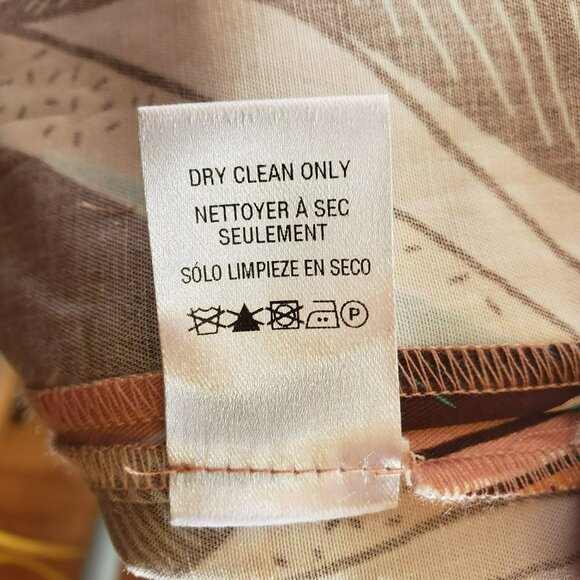 Autumn Adeigbo Della African Leaf Print Dress Smocked Pink Colorful - Picture 7 of 14